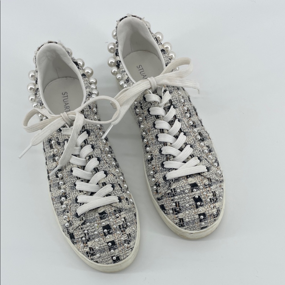 Stuart Weitzman Goldie Sneakers 9.5B S87